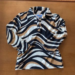 Girls size large collared shirt